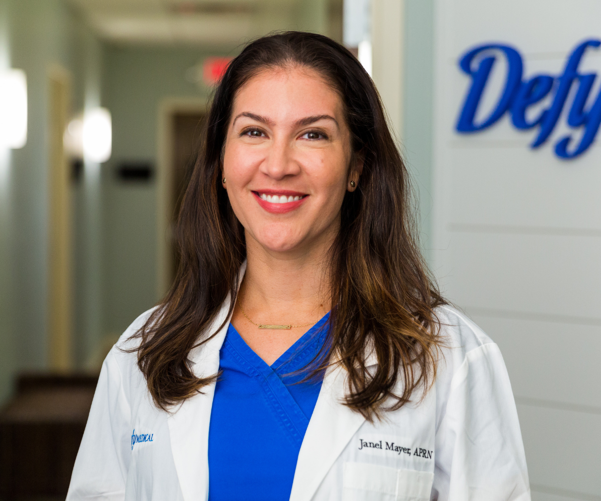 A photo of Defy Medical's Janel Mayer, MSN, APRN.