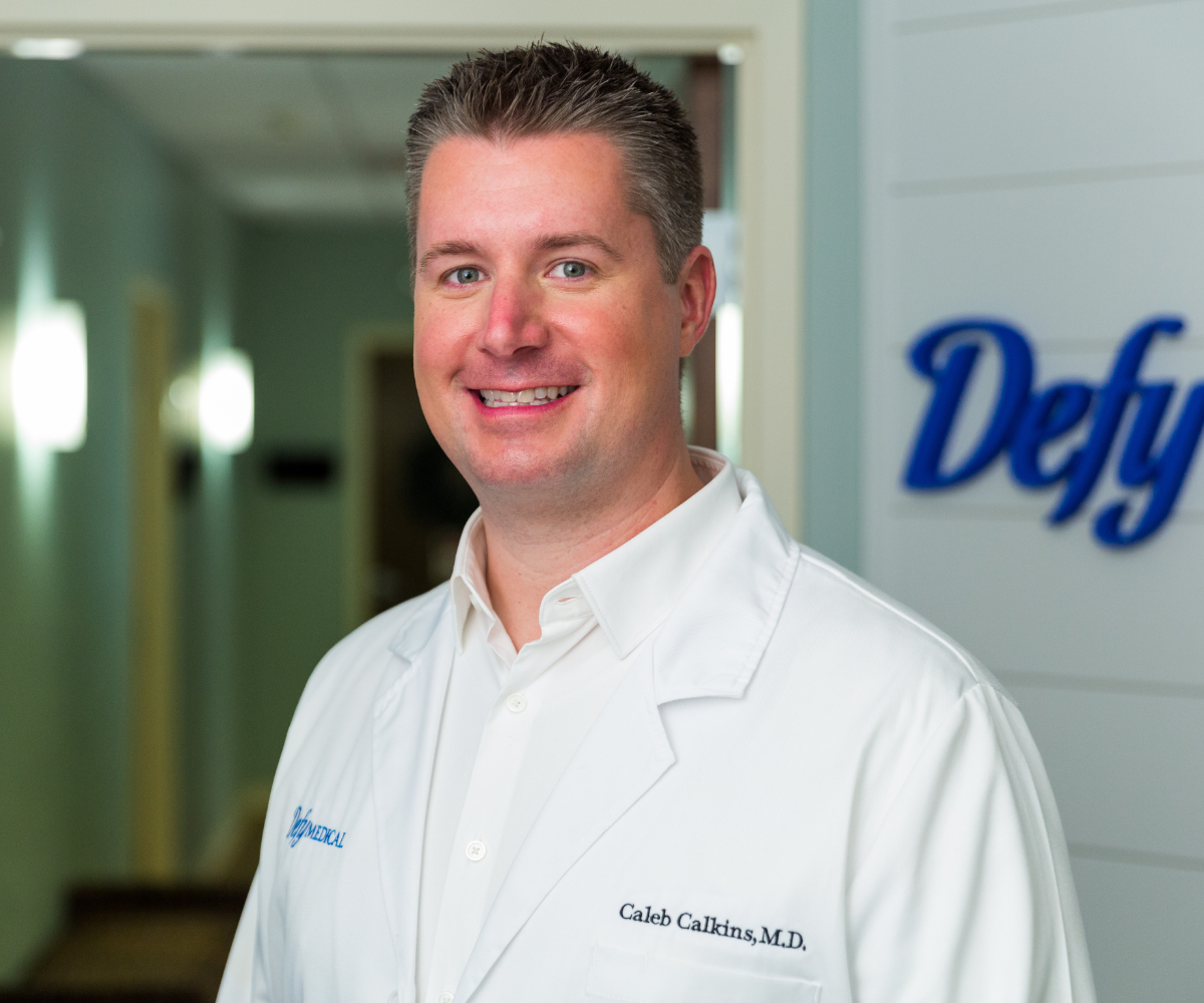 A photo of Defy Medical's Dr. Calkins.